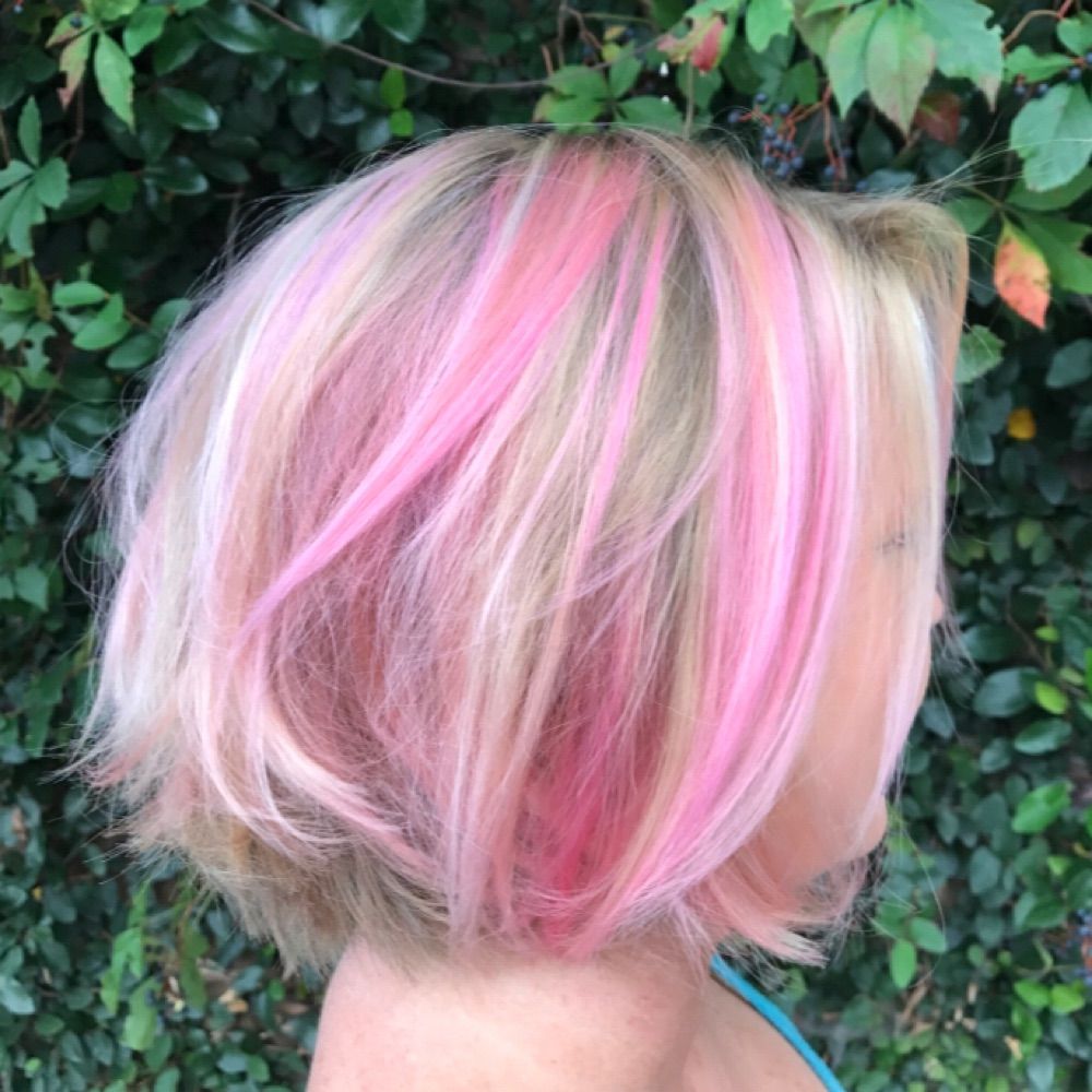 Pink bob