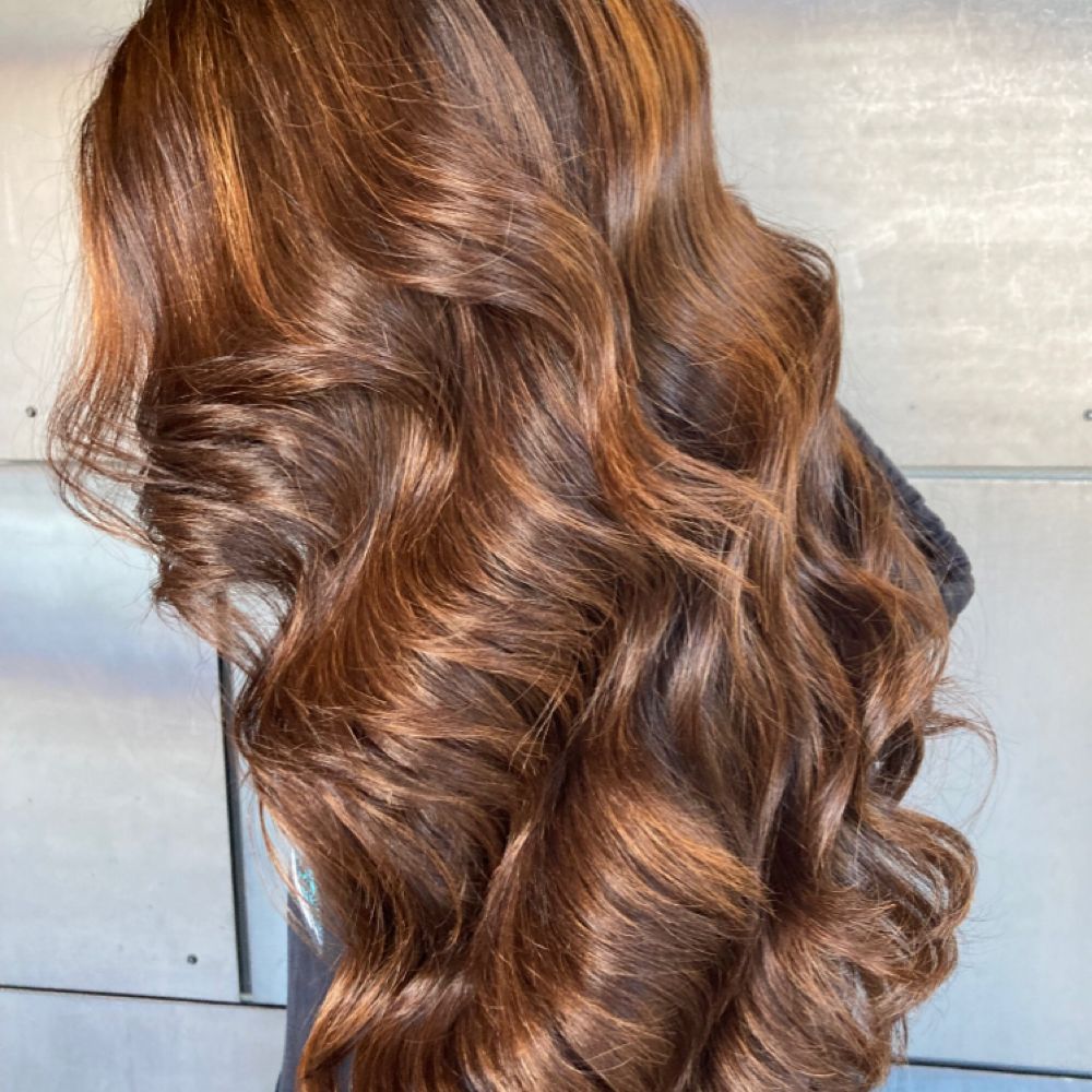 Auburn curls